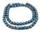 The Bead Chest Aqua Round Druzy Agate Beads (12mm): Organic Gemstone Round Spherical Energy Stone Healing Power Crystal for Jewelry Bracelet Mala Necklace Making